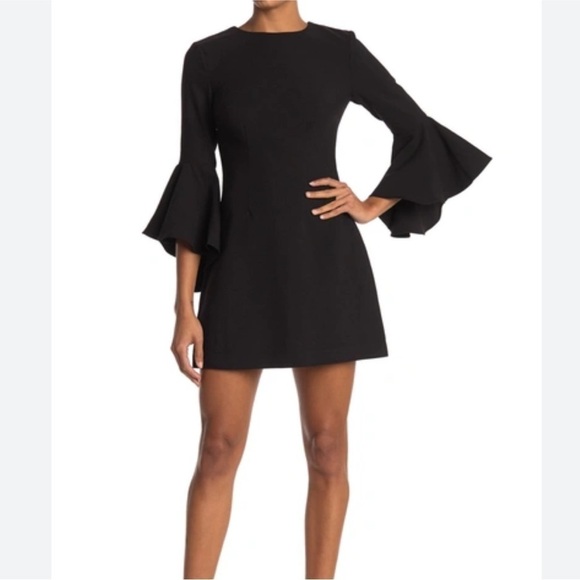 Likely Mallory Bell Sleeve Mini Dress Size 2 - Picture 1 of 9